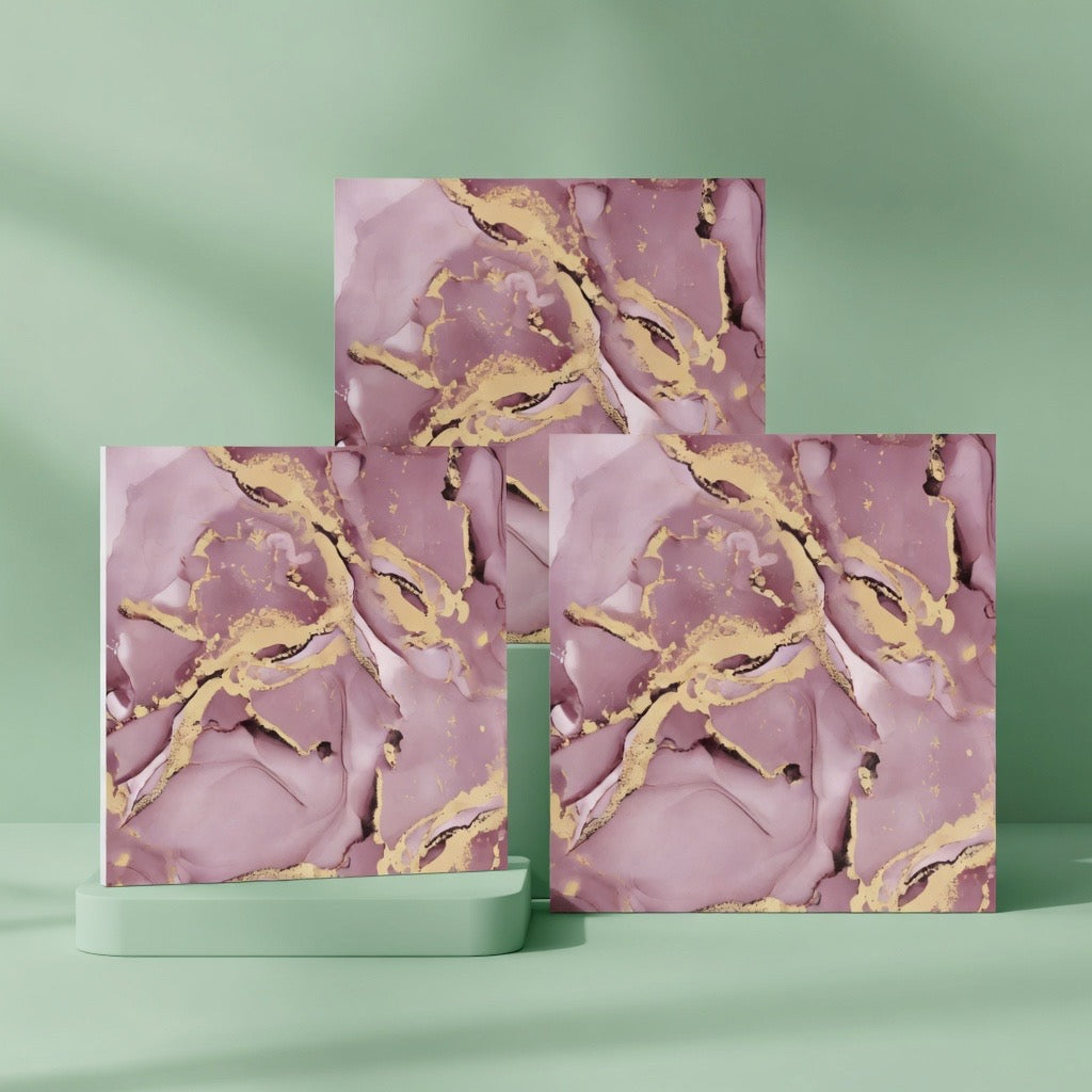 Autocollant mural effet marbre
