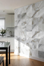 Autocollant mural effet marbre