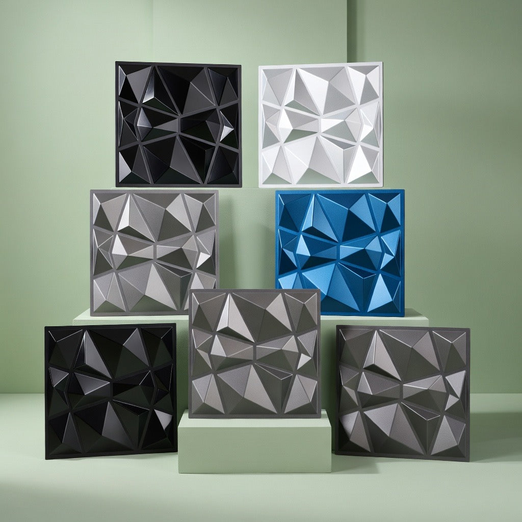 Autocollant mural effet diamants