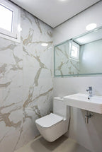 Autocollant mural effet marbre