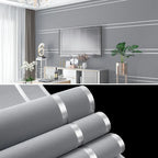 Papier peint velours motif rayé